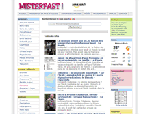 Tablet Screenshot of misterfast.com